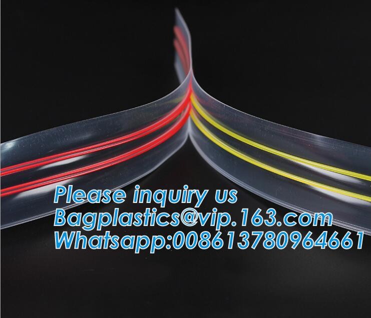 Biodegradable Accessories Pouch Press Lok Inequilateral Double Track Zipper Track Vacuum Plastic Zipper/Vacuum Zipper