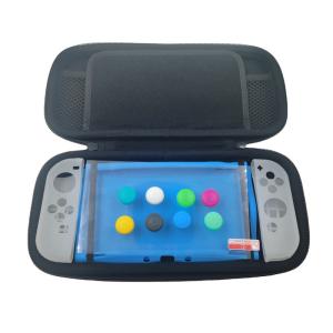 China Popular 5 in 1 Custom Carry Case OLED Pattern Screen Protector Silicone Case For NS Oled Console 32gb on sale