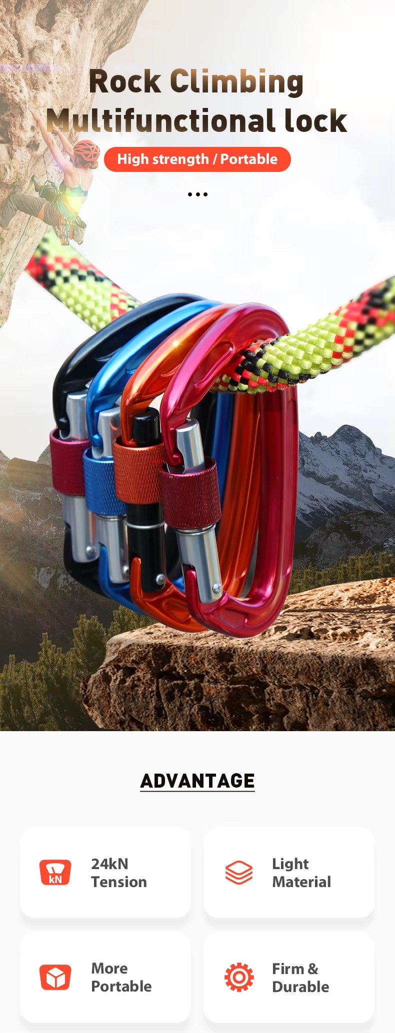 Climbing Hook Essential Gear Durable Lightweight Perfect For Rock Climbing Adventures