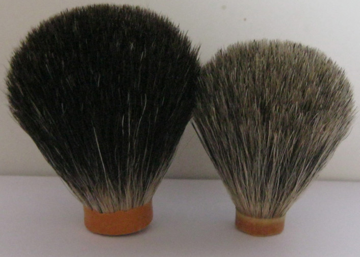 Natural Black Pure Badger Hair Shaving Brush Knot Replacement