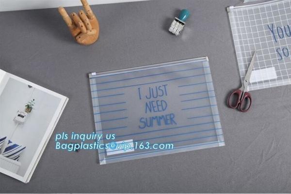 transparent slider zipper bag for clothes, customized plastic slider zipper bag