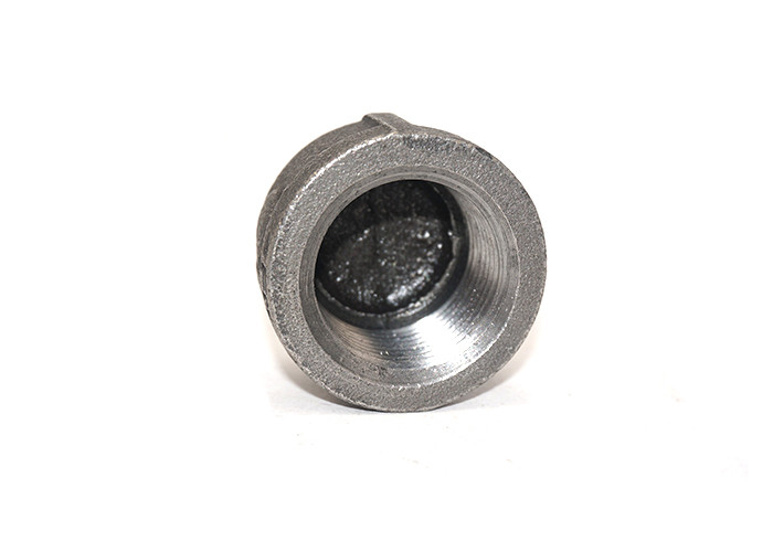 6 Inch Metal Pipe Accessories , Npt Threaded Pipe Caps Abrasive Resistance