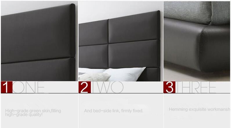 Wide and High King Headboards Bed