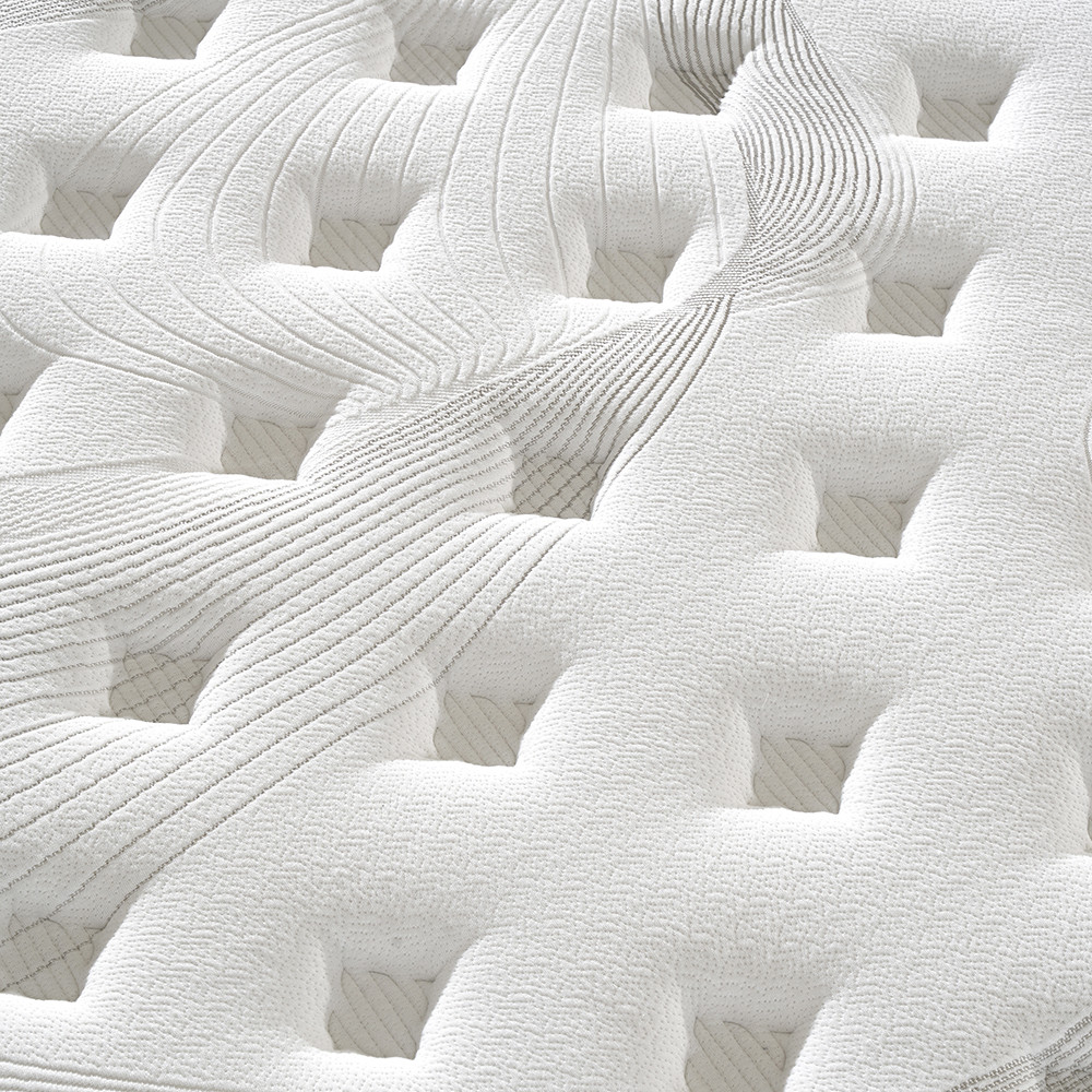 Euro Top Latex Foam 7 Zones Rolled Pocket Spring Mattress King Size