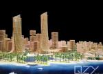 Aecom Basswood Miniature Architectural Models Xiamen TOD 5M x 6M Base Size