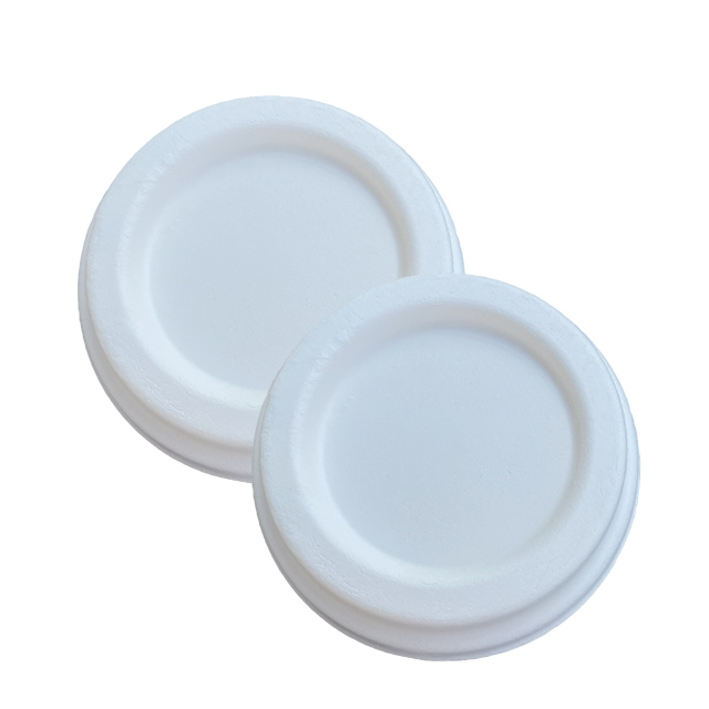 Biodegradable Sugarcane Cup Lid For 8oz Coffee Cup