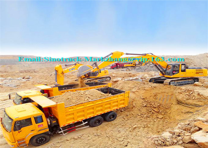 Q345 20 Ton Excavator Construction Equipment , Large Earth Moving Equipment Hydraulic