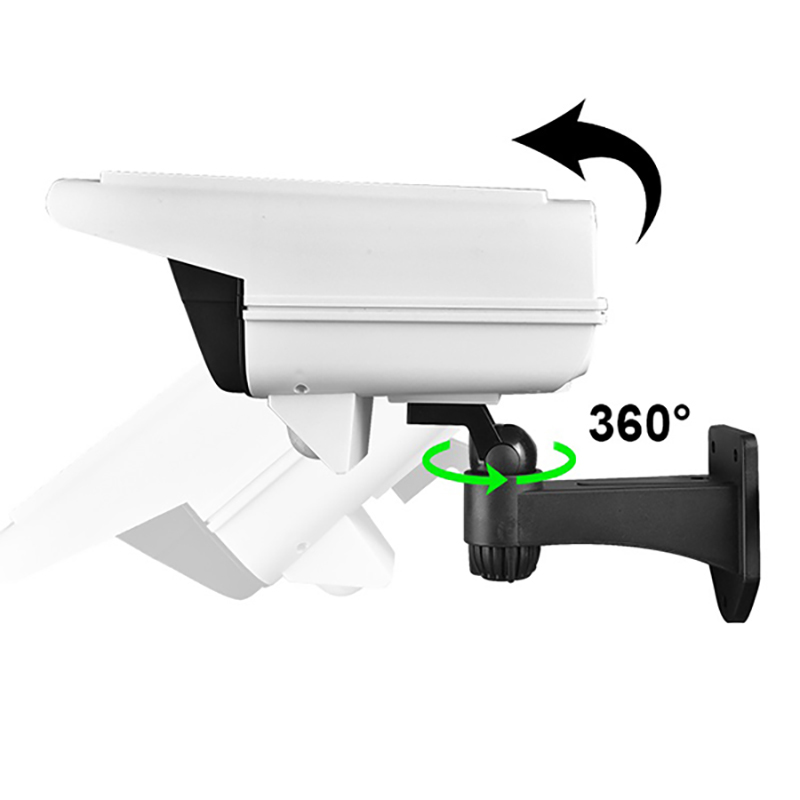Outdoor Solar Light Motion Sensor Security Dummy Camera Wireless Flood Light IP65 Waterproof 77 LED Lamp 3 Mode For Home Garden