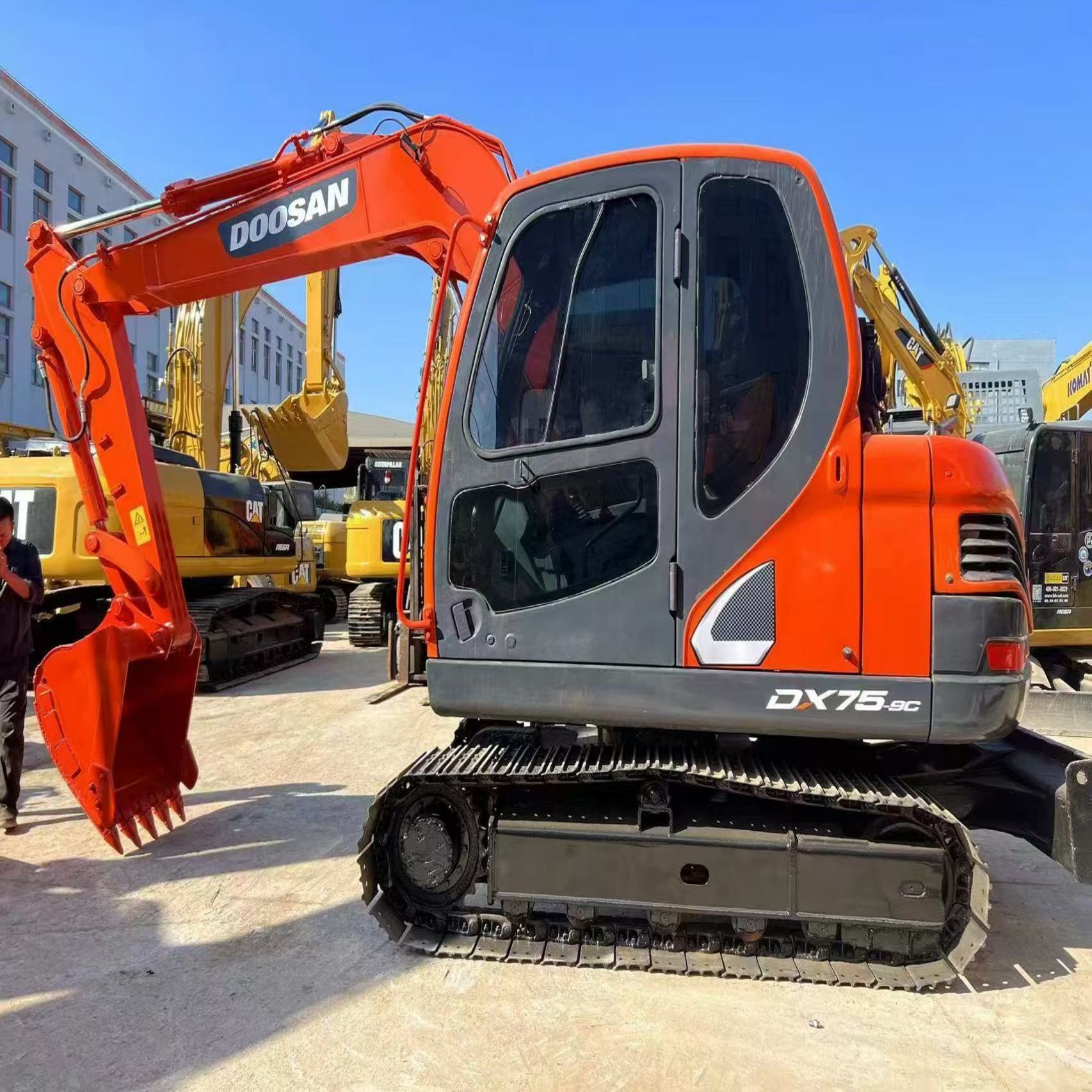 Pre-owned Doosan DX75 Compact Versatile Mini Used Excavator
