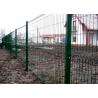 Buy cheap Green Galvanised Welded Mesh Fencing Panel / Rigid Panel Corrosion Resistance from wholesalers