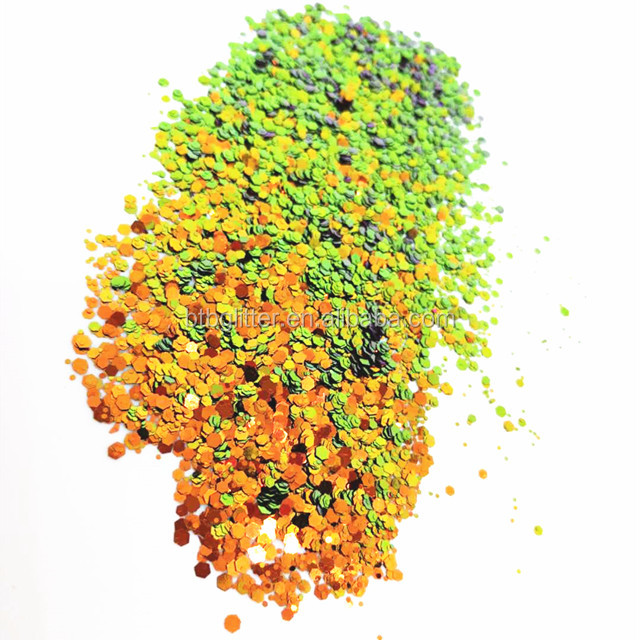 Artificial Chameleon Glitter Powder for Nail Art Make up Craft and Newly Polyester