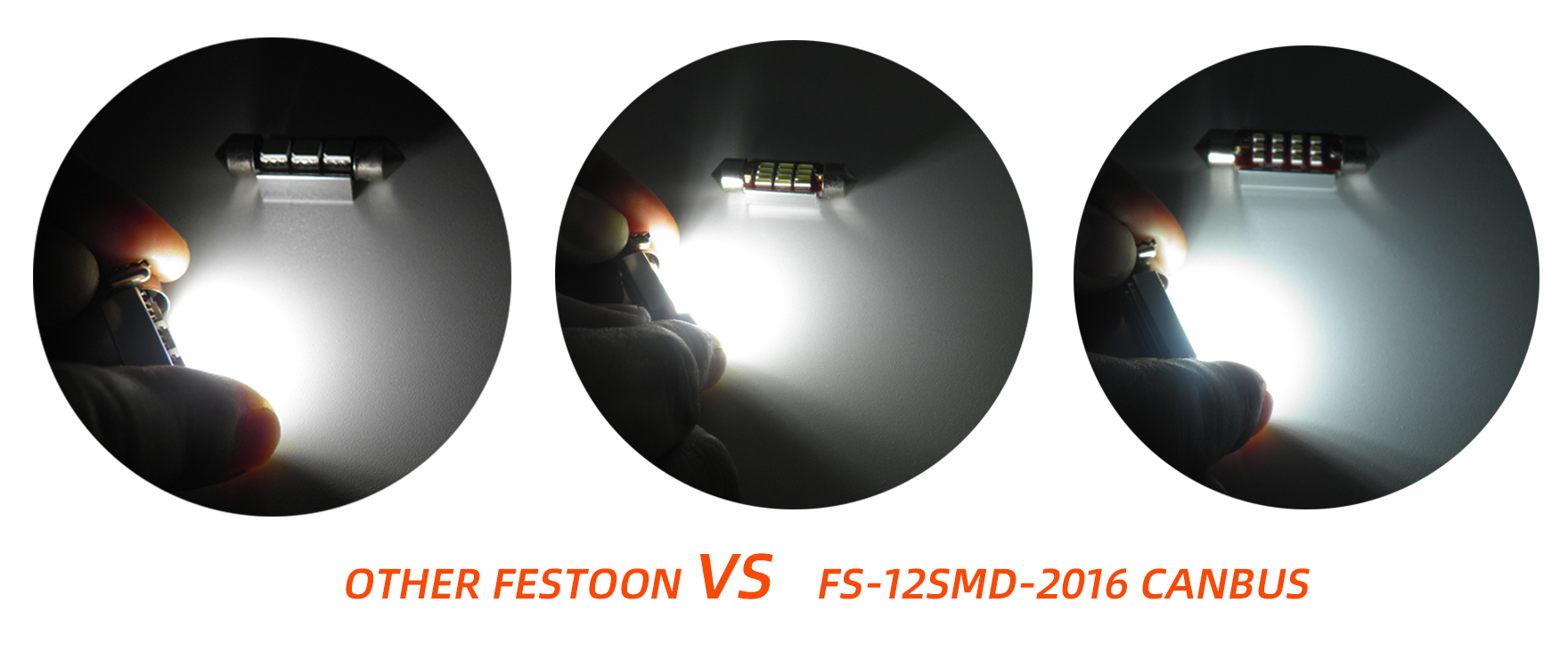 Small 6 Volt Festoon Bulbs / 41mm Led Festoon Bulb 360 Degree Emitting Angle