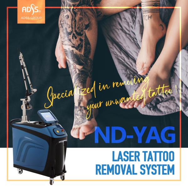 Vertical ND Yag Laser Machine Laser Hair Removal And Tattoo Removal Machine
