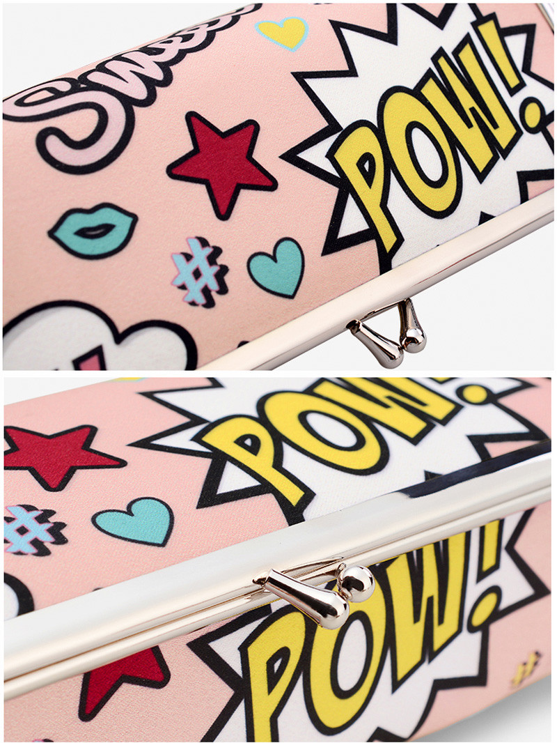 Professional Custom Red Cartoon Portable Cute Cosmetic Make Up Travel Bag
