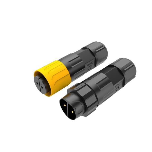P16 Waterproof Self Locking Wire Connector Weeder Male And Female Circular