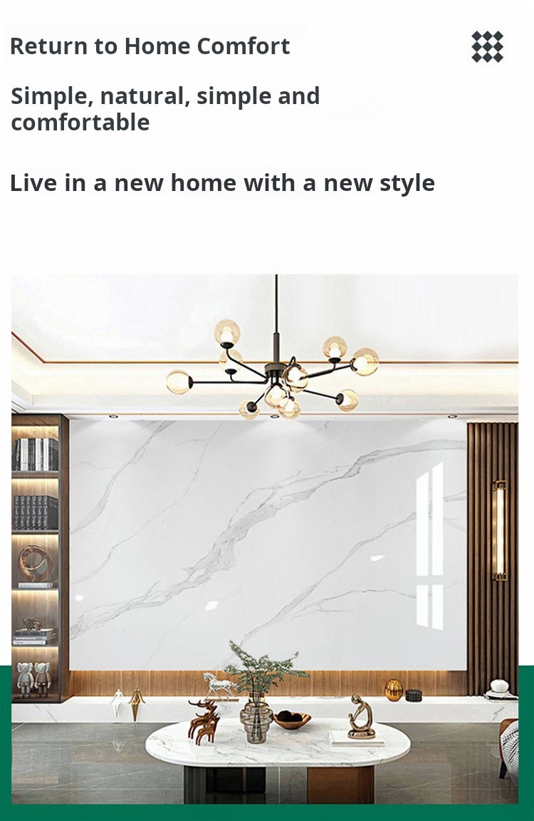 UV Board PVC Laminate Sheet 1220*2440mm Indoor Marble Finish Plastic Panels