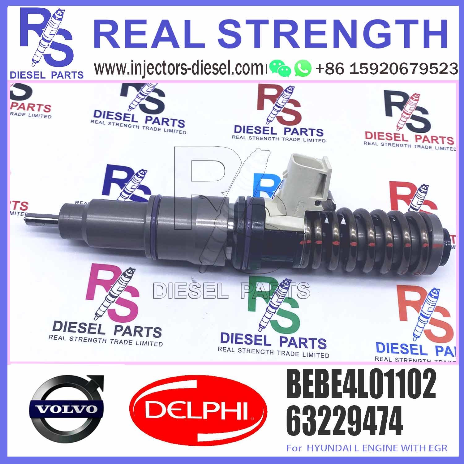 Diesel Fuel Common Rail Injector BEBE4L01001 BEBE4L01002 BEBE4L01102 For E3.5 New Technology