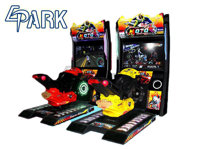 Shopping Mall Coin Operated Moto Simulator / Motorcycle Racing Arcade Machine