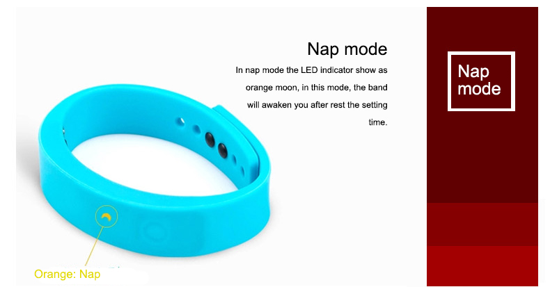 China Market of Electronic Smart Bluetooth Wristband Pedometer