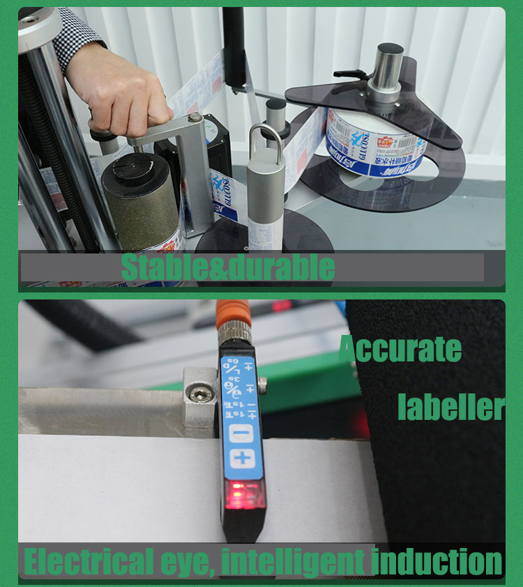 1200*1200*1330mm Farms Fullbody Bottle Labeler And Coder For Round/Flat/Square Bottles