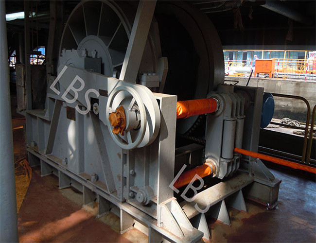 Lebus Carbon Steel 12mm Grooved Cable Drum For Mining Equipment