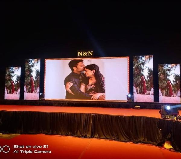 Outdoor Advertising Stage LED Screens P4.81 / P3.91 500x500 cabinet 3840 hz High