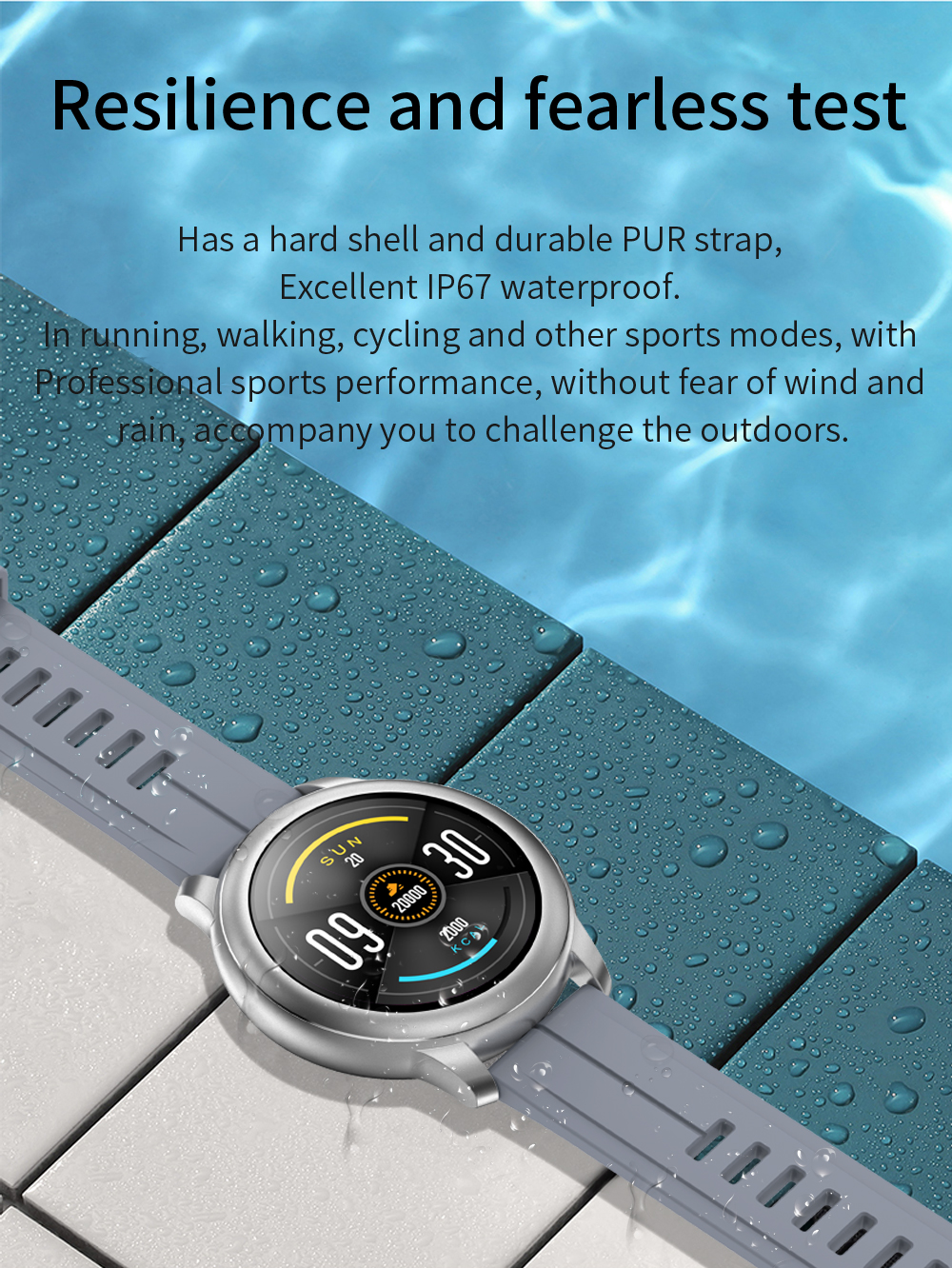 CF22 DaFit Smart Watch Fitpro Wristband Waterproof Band Watch Charging A 200mAh