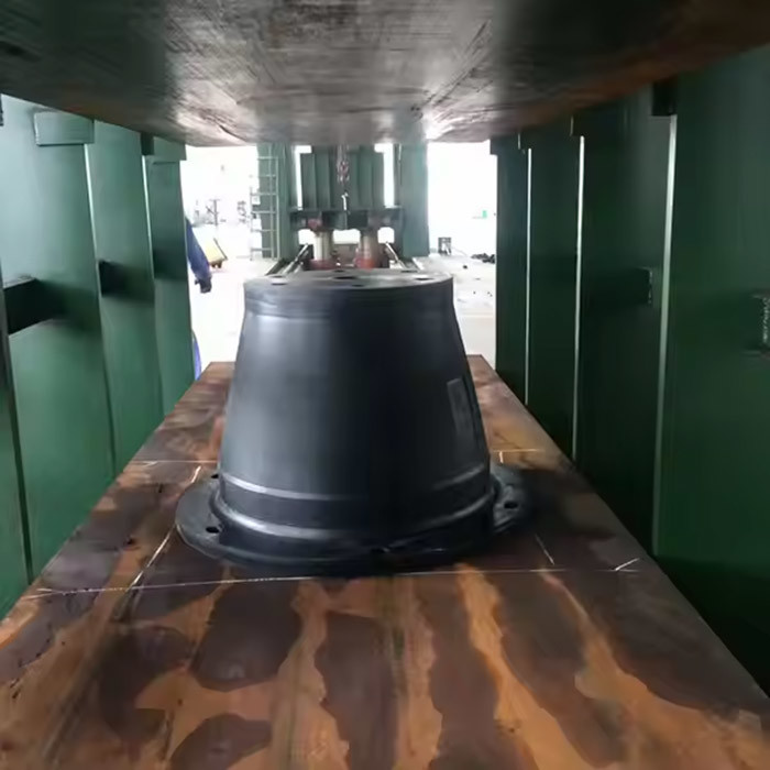High Energy Absorption Cone Rubber Fender With Frontal Panel And Processing Service Cutting