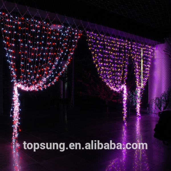 Super bright 110V christmas lights waterfall for buildings