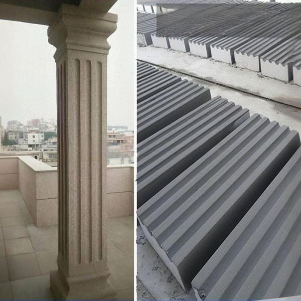 Roman Column Cement Building House Decorative Stucco Pillars Columns Precast Constructiin Forms