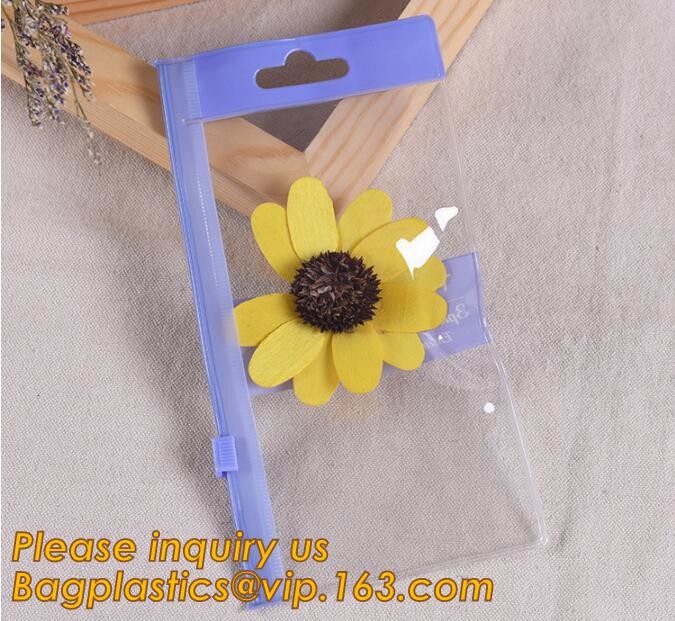 Plastic Bag OEM Custom PVC Loop Handle Image Printed Plastic Shopping Bag,Promotional Clear Waterproof Plastic Cosmetic