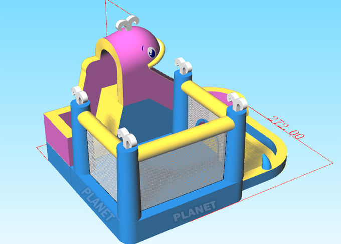 Kids 420D Oxford Cloth Inflatable Water Jumping Bouncer