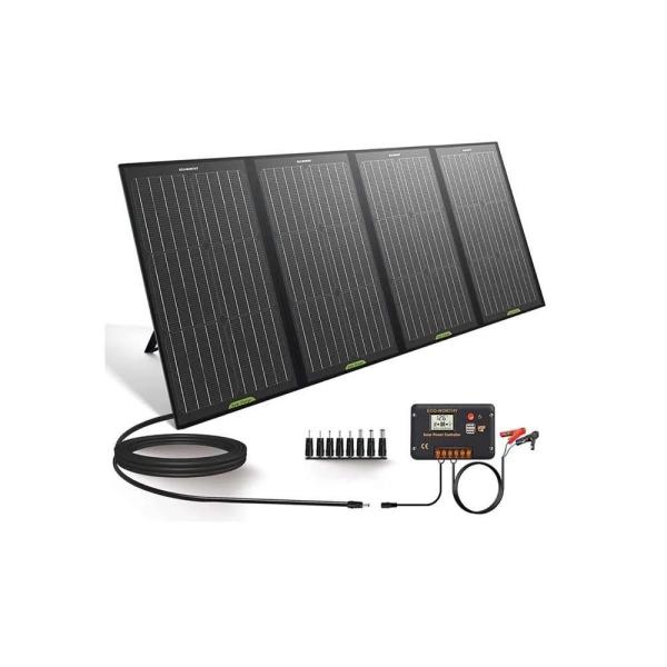 Waterproof ETFE Portable Folding Solar Panel Kit For Outdoor Camping Power