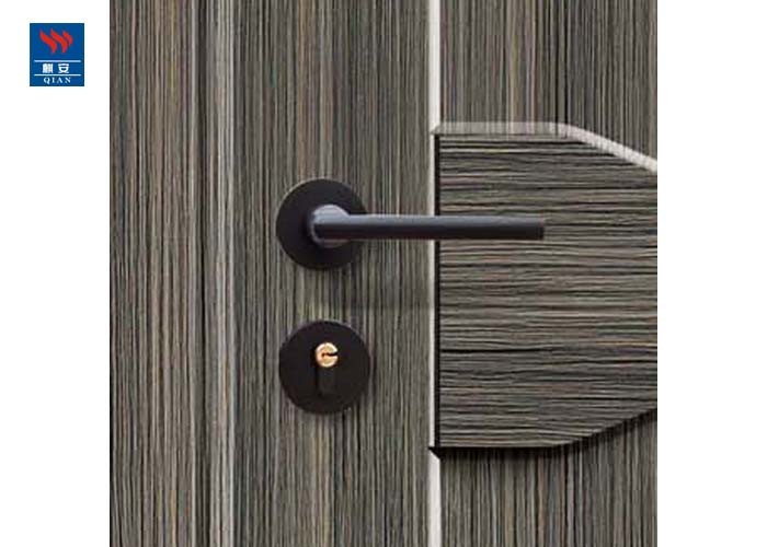 5mm Veneer Entry Wood Door Fireproof For Bedroom