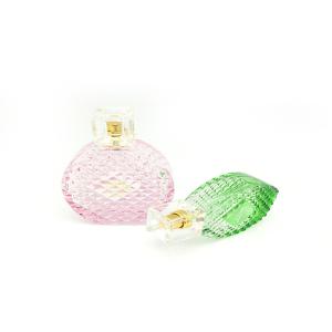 China Pineapple Portable Glass Perfume Bottles With Spray , Empty Parfum Case With Atomizer on sale