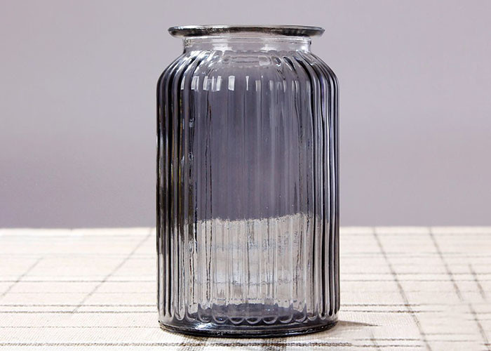 Wedding Decorative Glass Vases / Glass Flower Vases Elegant Feature