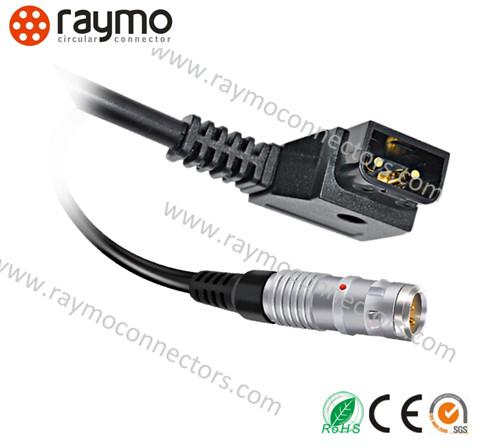 Elbow Print Circular Plastic Connectors , Cable Assembly Connector Various