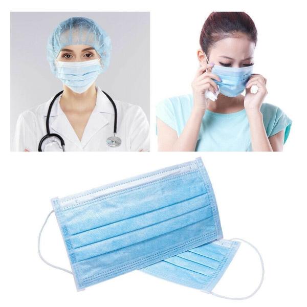 OEM Customized 3ply Disposable Paper Non Woven Medical Face Mask Medicine