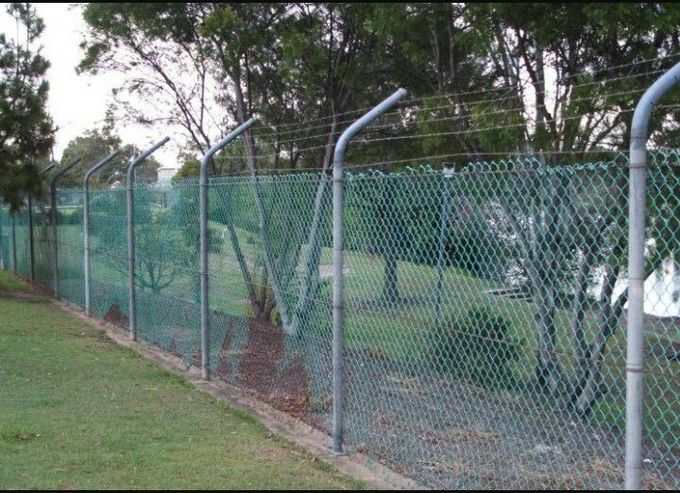 Chain Link Panels,Hot Dipped Galvanized Chain-Link Fence,1.5m*15m*50*50mm