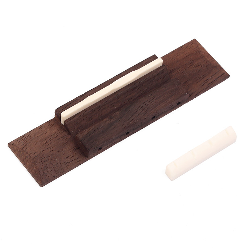 Classical Acoustic Guitar Bridge Saddle Shims Rosewood Bridge Blank Plate