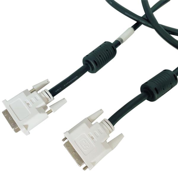 OEM DVI Male To Male Plug Digital Computer Cable For Monitor With Gold Plated