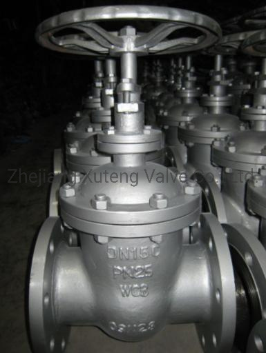 ANSI Flanged Class600 Wcb Body A216 Steel Gate Valve
