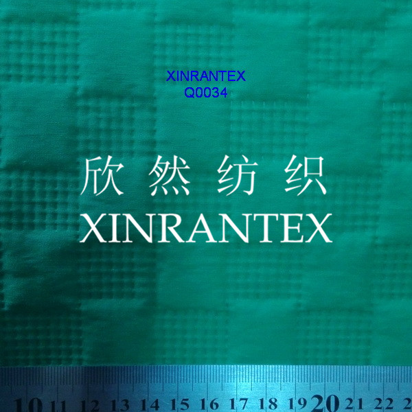 Q0034 polyester quilting fabric design