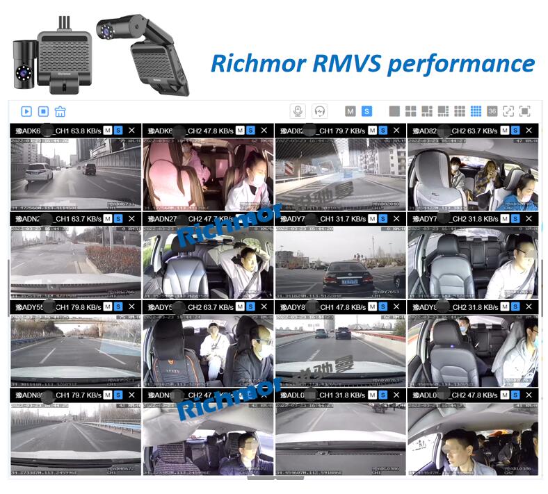 2K Dashcam Cat Black Box DSM All-In-One Terminal Suitable For Bus Coach Taxi Truck