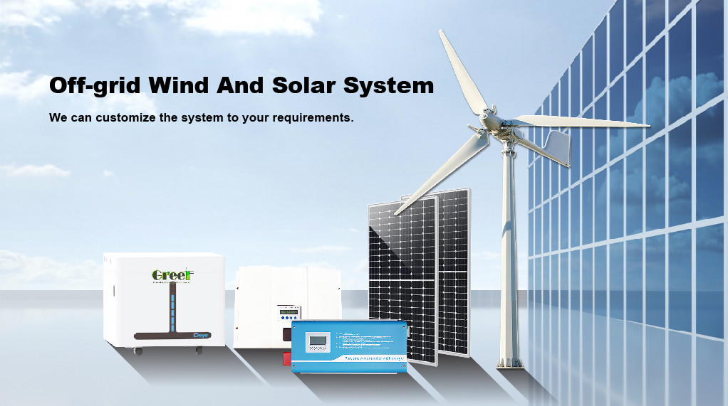 Efficiency Monocrystalline Silicon Solar System Ground Mounting 48-240V 5kW-100kW Workload