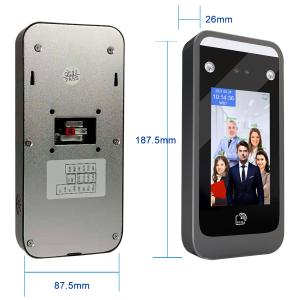 DC12V Face Recognition Attendance Machine AI06 Visible Light QR Code