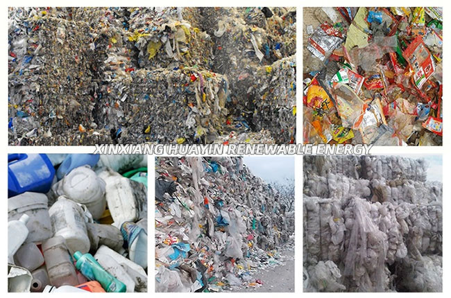 CE Pyrolysis Plant For Waste Plastic Bag To Oil Huayin