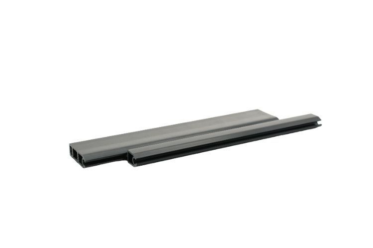 Customized Black Plastic Extrusion ABS Sliding Profiles