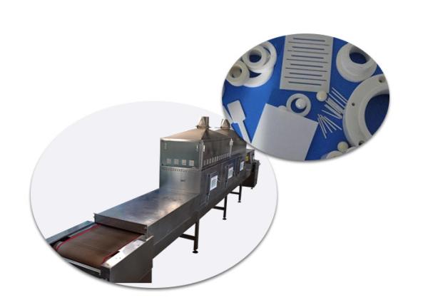 HLTD Brand Flour Dryer , Conveyor Industrial Microwave Dryer Sliver White