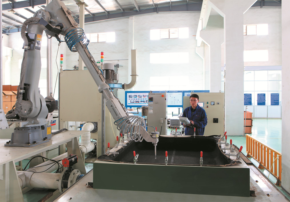 Grease - Proof Straight Edge Flooring Good Flame Retardance Low Moisture Content
